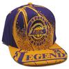 Leader of Generation Apparel Los Angeles New Top Level Legend 24 Champions Purple Gold Era Snapback Hat Cap view 4