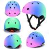 Comforhous Color Gradient Kids Bike Helmet and Pads Adjustable Helmet for Kids Protective Gear Set with Elbow Knee Pads Wrist Guards for Cycling Bicycle view 2