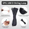 SPG 59ft D Loop Material - Tear and Durable - Archery D Loop String for Compound Bow Withstand 200lbs Bow Release D Loop String with Bow String Wax Bowstring Maintenance Tools view 3