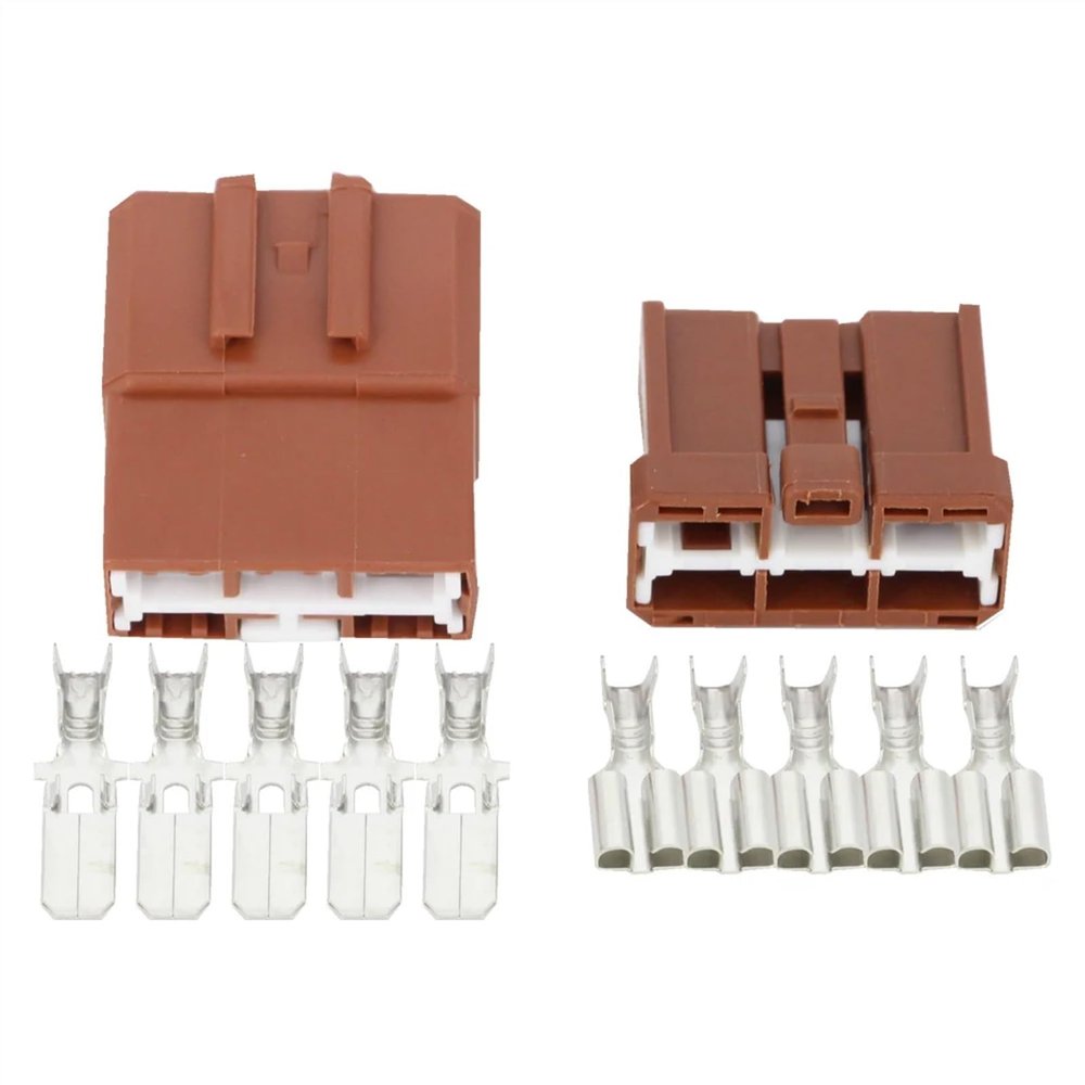 DWFSKZKV 5 Pin DJ7051K-6.3-11/21 Automotive Connector Plug Wire Connector with Terminal 6098-0218 5P (Size : 10 Sets)
