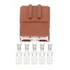 DWFSKZKV 5 Pin DJ7051K-6.3-11/21 Automotive Connector Plug Wire Connector with Terminal 6098-0218 5P (Size : 10 Sets) view 4