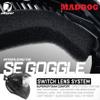 Maddog Dye SE Special Edition Paintball Mask Goggle System | Replaceable SLS Thermal Dual-Pane Anti Fog Lens | Adjustable Full-Face Safety Certified Protection - Black with Clear Lens view 4