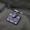 BEKECH Black O Board Inspired Keychain O Board Gift Gamer Jewelry O Occult Gift view 4