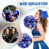 Ipetboom Aerobics Cheerleading Ball Set with Hair Bow - 2 Vibrant Pom Poms for Sports Events Dance Performances and Cheer Squads - Lightweight Easy to Wave Accessories for Team Spirit view 4