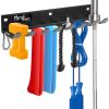 Gym Storage Organizer, Wall Mount Barbell Holder, Multi-Purpose Garage Gym Equipment Wall Rack, Barbell Hanger, Space Saving Gym Attachment Rack for Resistance Bands, Jump Ropes, Lifting Belt view 1