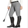 FitsT4 Sports Women's Full Seat Breeches High Waist Horse Riding Pants Grey view 2