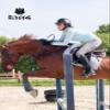FitsT4 Sports Women's Full Seat Breeches High Waist Horse Riding Pants Grey view 3