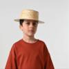 Classic Italy Child Little Boater Boater Hat Size 56 Cm Naturel view 3