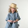Classic Italy Child Little Boater Boater Hat Size 56 Cm Naturel view 4