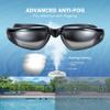 Dizokizo Swim Goggles for Adult Men Women Youth Kids Child with Earplug, Anti-Fog UV Protection Swimming Goggles with HD Lens, Adjustable Silicone Leak-Proof Ergonomic Design with Carry Case (Black) view 3