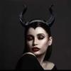 ASVNRES Dragon Devil Horns Headband Black Cosplay Horn Hair Hoop, Gothic Beauty Halloween Dress Up Hair Accessories Maleficent Hairdress for Halloween Party Costume Hair Accessory view 2