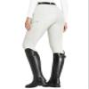 FitsT4 Sports Women's Full Seat Riding Tights with Zipper Pockets Horseback Riding Pants Equestrian Breeches for Women White 2XL view 1