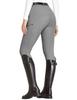 FitsT4 Sports Women's Full Seat Riding Tights with Zipper Pockets Horseback Riding Pants Equestrian Breeches for Women Grey M view 1