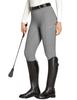 FitsT4 Sports Women's Full Seat Riding Tights with Zipper Pockets Horseback Riding Pants Equestrian Breeches for Women Grey M view 2