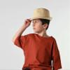 Classic Italy Child Petit Trilby Nude Hat Size 55 Cm Naturel view 4