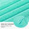 Auranso Girls Sleeveless Polo Shirts V-Neck Golf Tennis T-Shirts with Collared Quick Dry Tank Tops Green 7-8 Years view 4