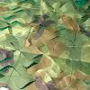 Camo Netting, Camouflage Mesh Netting for Hunting Blinds, Camo TarpWoodland Mesh Perfect Camonetting for Camping Shooting Hunting, Military Theme Party Decoration Sun Shade Outdoor(Size:2x6m/6.6x19.7 view 3