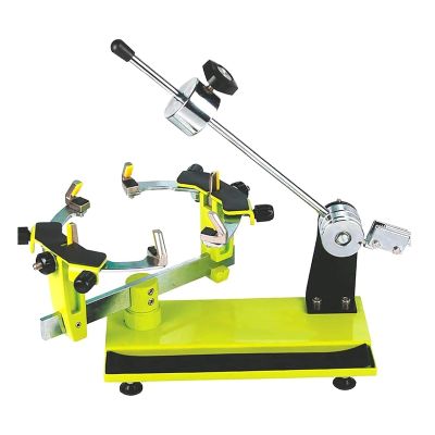 WWFASH Tennis Stringing Machine, 360 Rotation Desktop Racket Stringing Machine with Tools and Accessories, 6 Point Mounting System, for DIY Squash, Individuals or Club