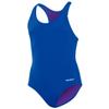 Sporti Girls' Solid Racer Back One-Piece Swimsuit - Bathing Suits for Girl, Comfortable Girls One Piece Swimsuits - Royal - X-Large (14/16) view 1