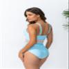 Blooming Jelly Women Tummy Control Swimsuits Modest One Piece Bathing Suits Drawstring Swim Suits 2024 (XL, Blue) view 3