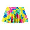 Girl's Two-Piece Long Sleeve Swimsuits UPF50+ Rash Guard Kids Bathing Suit S379_YellowFlower_10A view 3