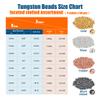 MUUNN 200pcs Tungsten Faceted Slotted Beads, Slotted Tungsten Beads Assortment for Fly Tying3.0mm view 3