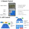 uweione Portable Tennis Ball Machine, Three-Position Adjustable Pull Rod, Dual-Mode Control, Remote Control and Mobile Phone Control, No Worries for Single Person Training view 3