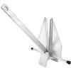 MARINE SYSTEM Portable Galvanized Fluke Style Anchor 8 LB 10 LB 13 lb for Different Size Boats Pontoon, Deck, Fishing, and Sail (13 LB: 20-32 FT Boats) view 2