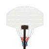 NineFit Basics Youth Portable Basketball Hoop Black White Adjustable Basketball Goal System for Indoor Outdoor view 4