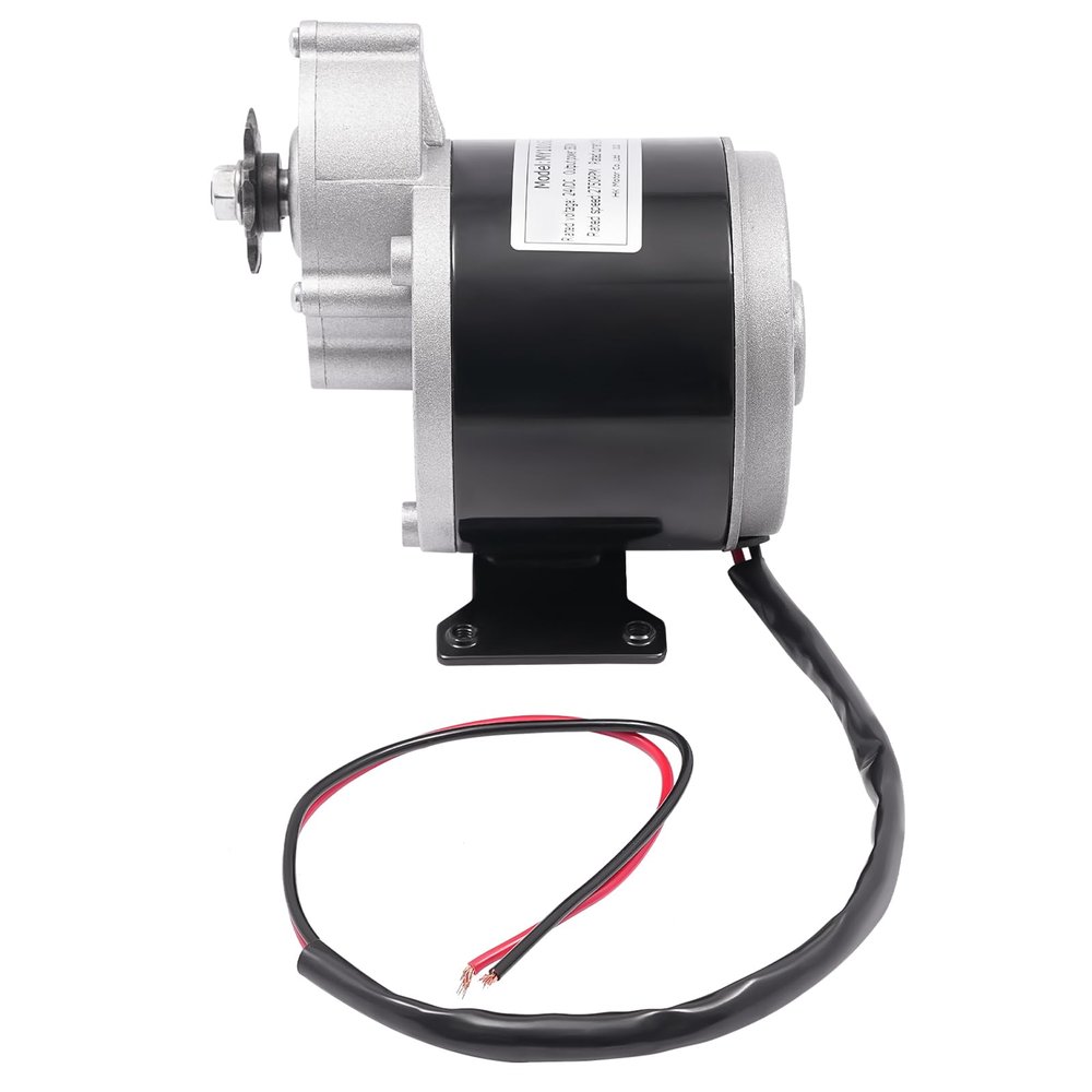 350W 24V Gear Reduction Electric Vehicle Geared Motor Electric Brushed Bicycle Bike Scooter Gear Reduction Motors for Small Electric Vehicles, Mopeds, Mini Bikes(350W 24V,Style 2)