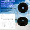 MAMDAFAON 3-1/2 Inches Boat Trailer Keel Roller End Cap, Boat Trailer Roller and Guides, for Keel, Spool, Bow Roller, 2pcs, Black view 2