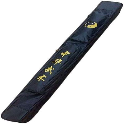 XLWYYXF Sword Bag Taichi Sword Carrying Bag Bag Kung Fu Chinese Sword Single Layer Sword Carrying Case Martial Arts Weapons Case Sword Shoulder Bag-Black