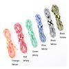 Checkered Grid Flat Shoelace Sneaker Shoe Laces Colors Shoestring Printing Ribbons Shoelaces Lacing (Color : Black white, Size : 140cm) view 3