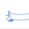 NineFit Basics Pool Side Basketball Stand+PE Backboard+PE Base+Steel Rim+Polyester Net, Blue view 4