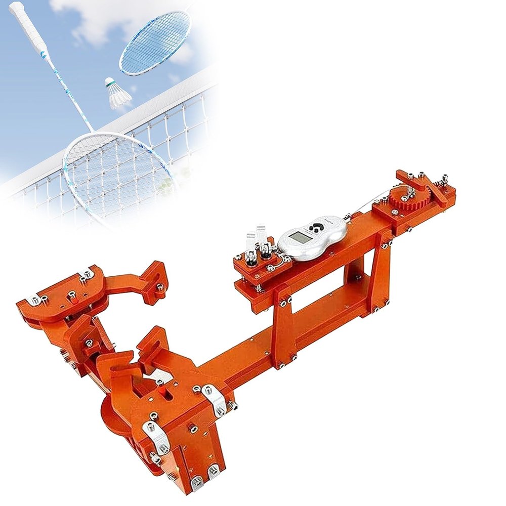 KYZTMHC Badminton Threading Machine Badminton Racket stringing Machine Stringing Machine for Badminton Rackets Badminton String Machine for DIY Squash, Tennis or Badminton Rackets