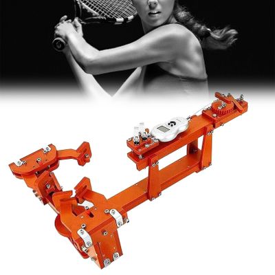 KYZTMHC Badminton Racket String Threading Machine 6-Point Badminton String Machine Badminton Racket stringing Tools of Winch Type for DIY Squash, Tennis or Badminton Rackets