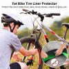 2 Rolls Bike Tire Liners, Road Bike Tire Liner, Bicycle Tube Flat Protector, Mountain Bike Inner Tube Liner, Puncture Proof TPU Tire Liner Fits 20-29 x 2-4 (Green) view 2