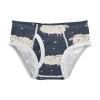 ALAZA Cartoon Sheep Blue Boys' Briefs Soft Underwear Available in Sizes 3t view 1