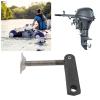 6E0-43118-00, Outboard Engine Transom Clamp Handle, Transom Clamp Handle Screw, Outboard Transom Clamp Handle with Pin, for 4HP, 5HP, 6HP, 8HP, 9.9HP, 15HP, 2-stroke engine view 4
