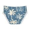 ALAZA Coconut Tree Blue Summer Boys' Briefs Soft Underwear Available in Sizes 2t view 2