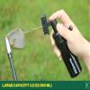 Handy Picks Golf Club Cleaner with Water, Spray Water Bottle Holds 5.5 OZ Water with Heavy Duty Metal Retractable Magnetic Clip, Waffle Microfiber Golf Towel, Ideal Golf Water Brush Combo Kit Green view 4