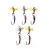 Cuoyuqie 5pcs Fly Fishing Propeller Epoxy Nymph Midge Flies Trout Size 12# Mixed Color (B# 5PCS)