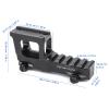 QIRUIMY Red Dot Riser Mount 2 Inch, Metal Picatinny Riser Mount for T1 T2 H1 H2 Red Dot Sight and G33 G43 3X Magnifier PEQ DBAL-A2 Dual Optic Mount view 4