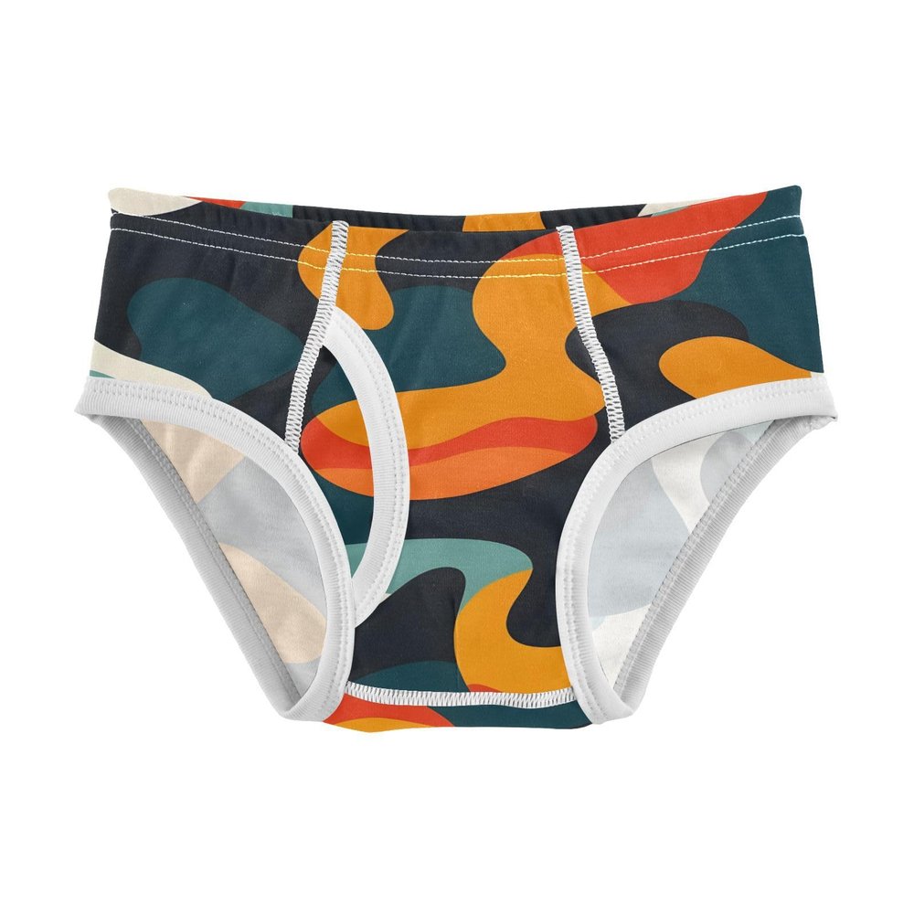 ALAZA Abstract Graffiti Print Boys' Briefs Soft Underwear Available in Sizes 8y Multicolor