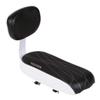 Hperu Back Seat Accessories Set Black Safety PU Leather Soft Cushion Armrest Footrest with Back Rest for Girl Woman Child Bike Seats view 1