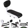 Hperu Back Seat Accessories Set Black Safety PU Leather Soft Cushion Armrest Footrest with Back Rest for Girl Woman Child Bike Seats view 2