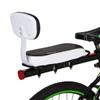 Hperu Back Seat Accessories Set Black Safety PU Leather Soft Cushion Armrest Footrest with Back Rest for Girl Woman Child Bike Seats view 4