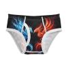 ALAZA Dragon Phoenix on Black Boys' Briefs Soft Underwear Available in Sizes 5t view 1