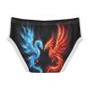 ALAZA Dragon Phoenix on Black Boys' Briefs Soft Underwear Available in Sizes 5t view 2