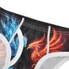 ALAZA Dragon Phoenix on Black Boys' Briefs Soft Underwear Available in Sizes 5t view 4